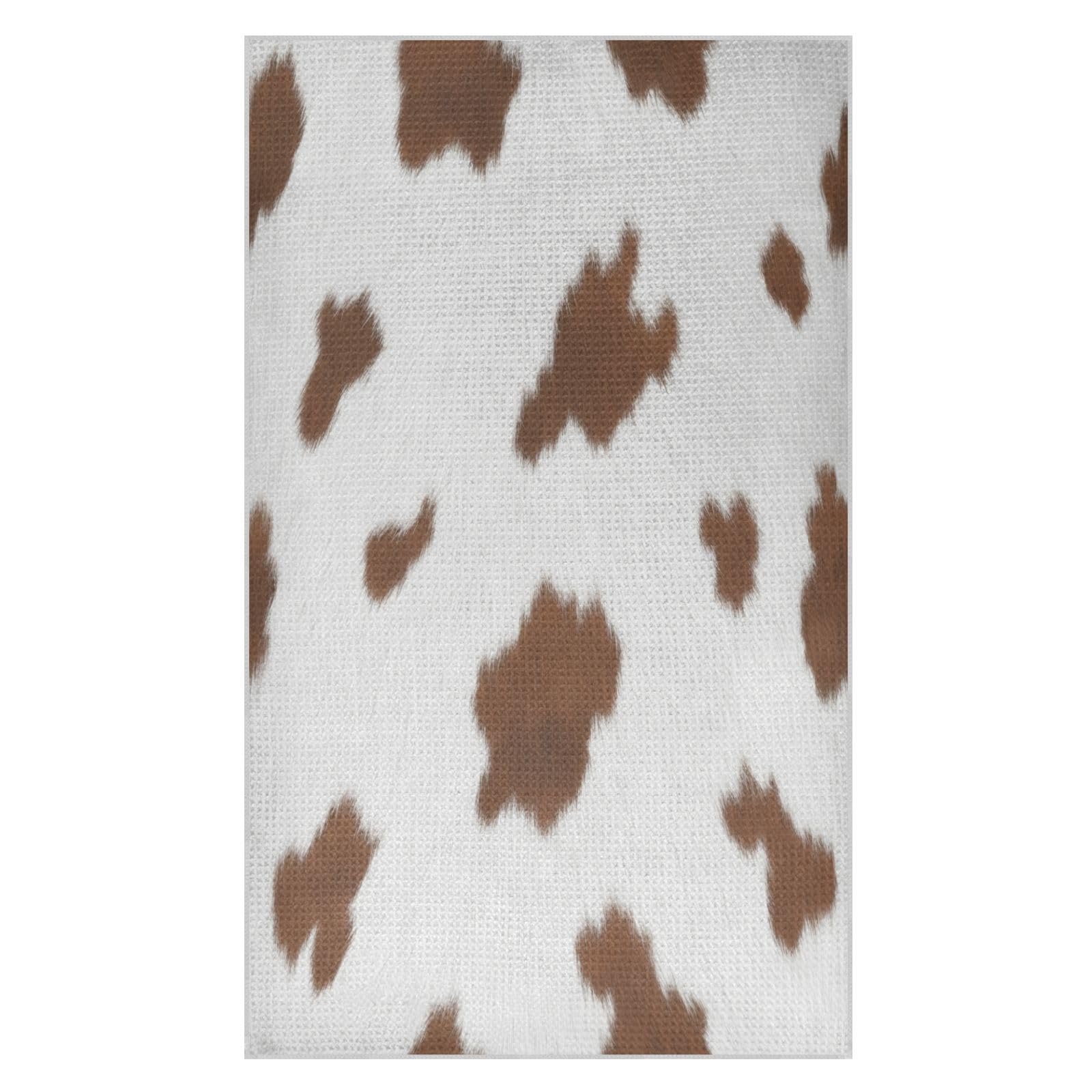 BURSTDDY Cow Print Kitchen Towels,Absorbent Dish Towels 2 Pack