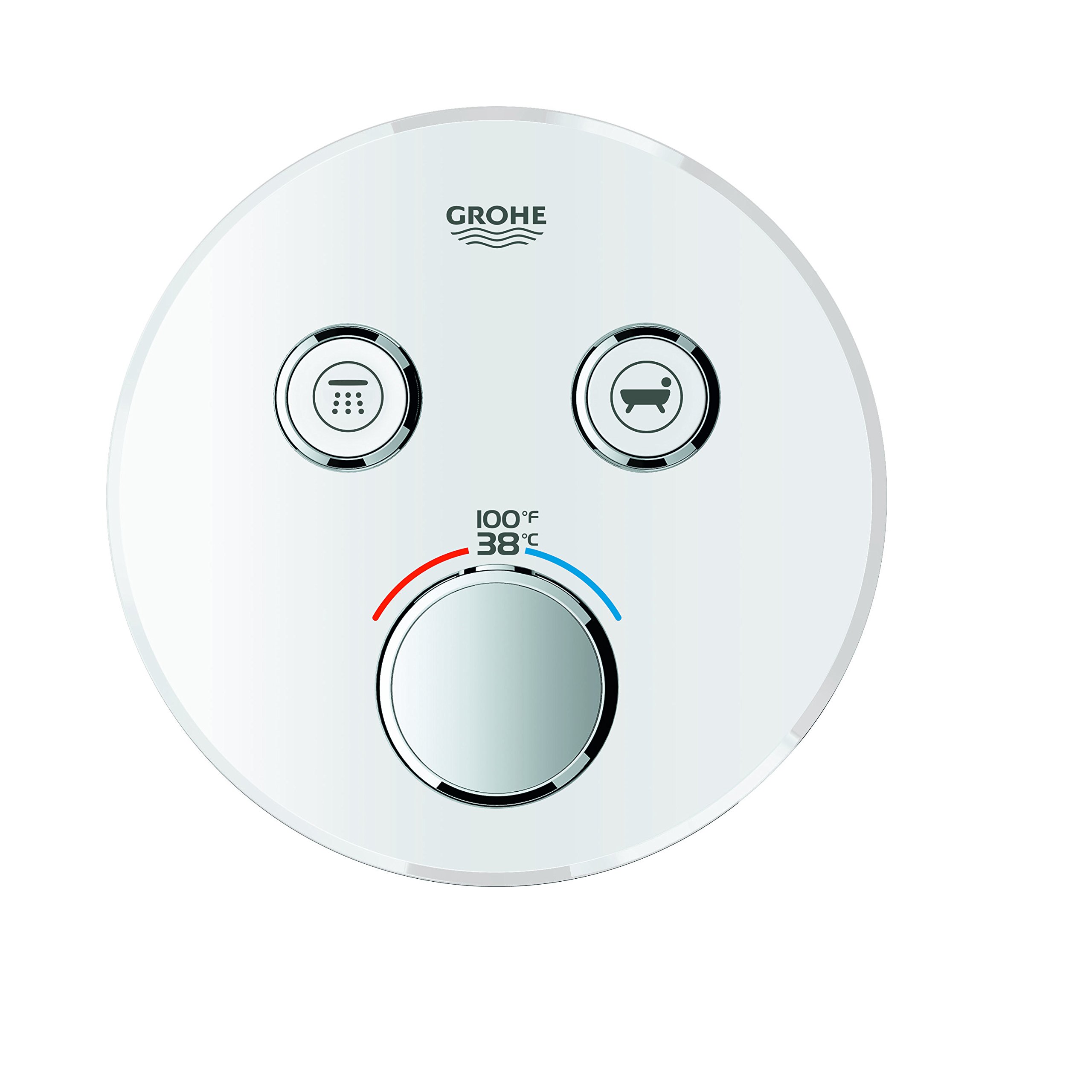 GROHE 29160LS0 Grohtherm Smartcontrol podwójna funkcja termostatyczna wykończenie z modułem sterującym, kolor biały księżycowy, bez SmartBox