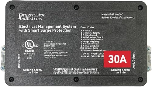 Miniatura 9 de Progressive Industries EMS-PT50X Protector de sobretensiones portátil para RV, negro, 50 amperios
