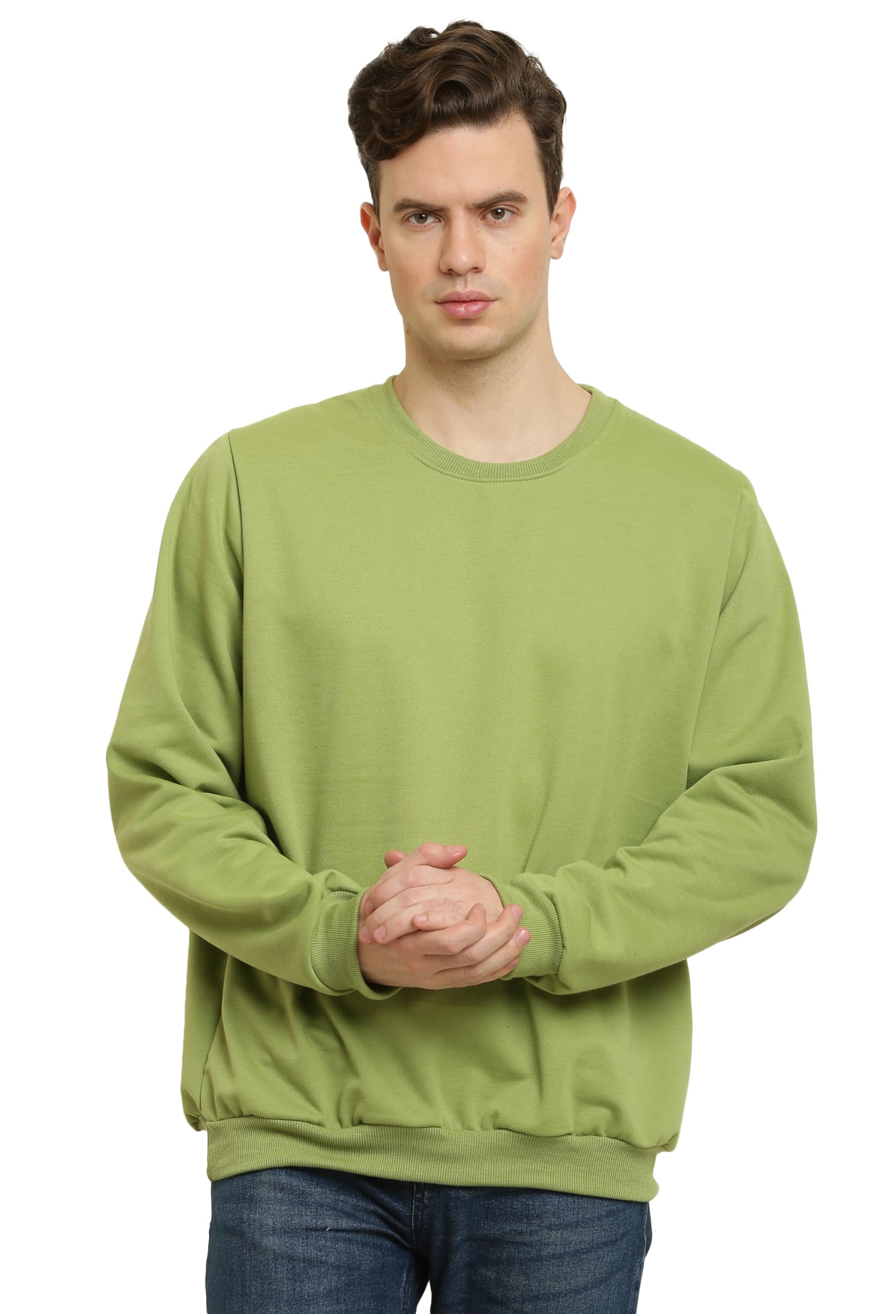 GLAMY Men Sweatshirts || Full Sleeves Round Neck Sweatshirts || 3XL to 10XL || Plus Size || (11 Colours)-picture-19
