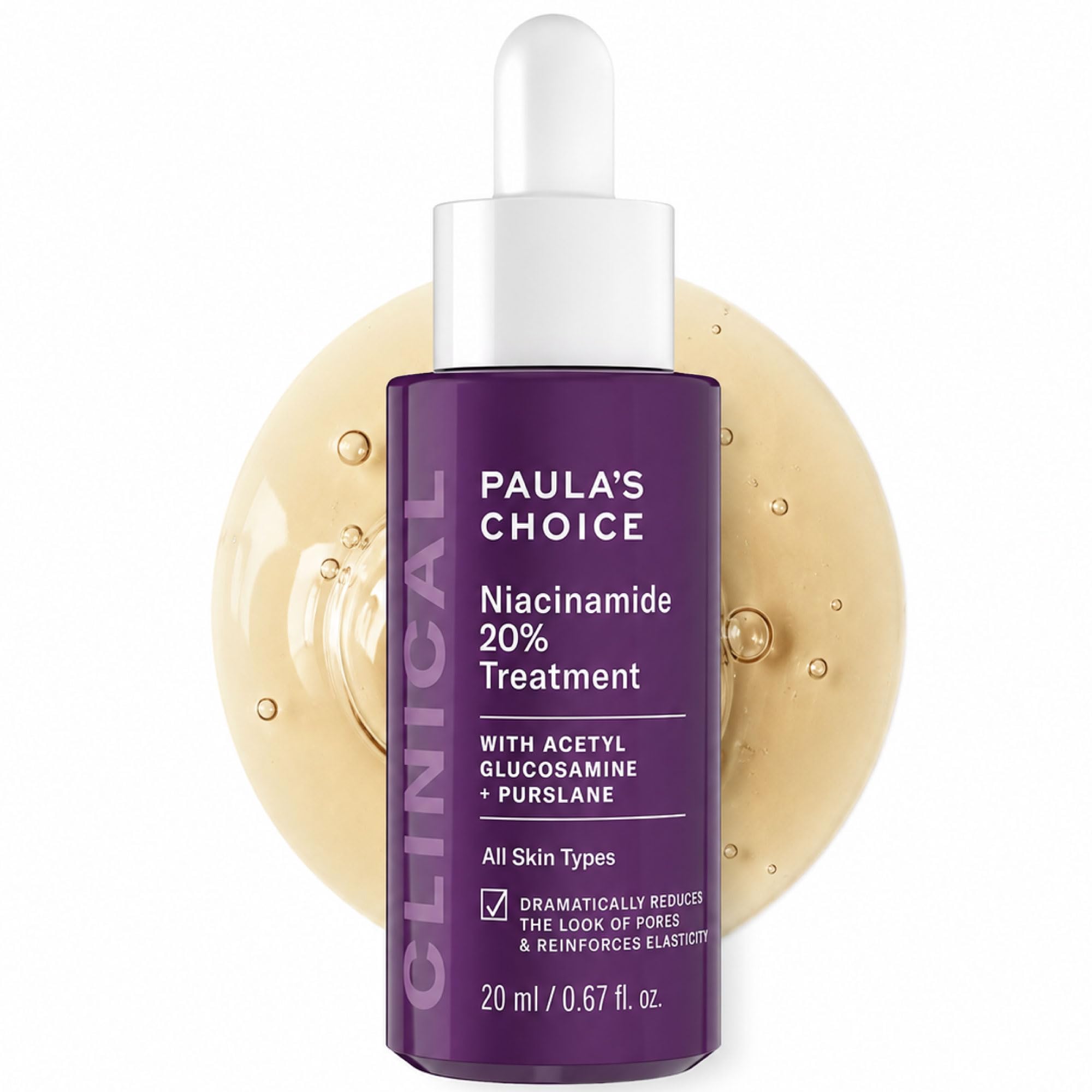 Paula's Choice CLINICAL 20% Niacinamide Vitamin B3 Face Serum, 0.67 Fl Oz