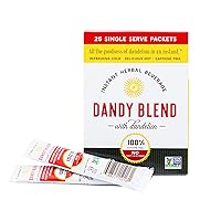 Vista 9 de 20 porciones individuales orgánicas de polvo de bebida herbal instantánea orgánica Dandy Blend con diente de león, caja de 2 oz