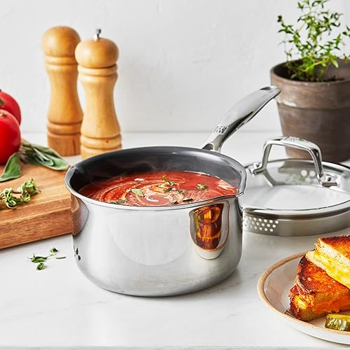 Miniatura 2 de Zwilling Spirit Energy + Sartén, versión más reciente de 2 cuartos de galón, acero inoxidable