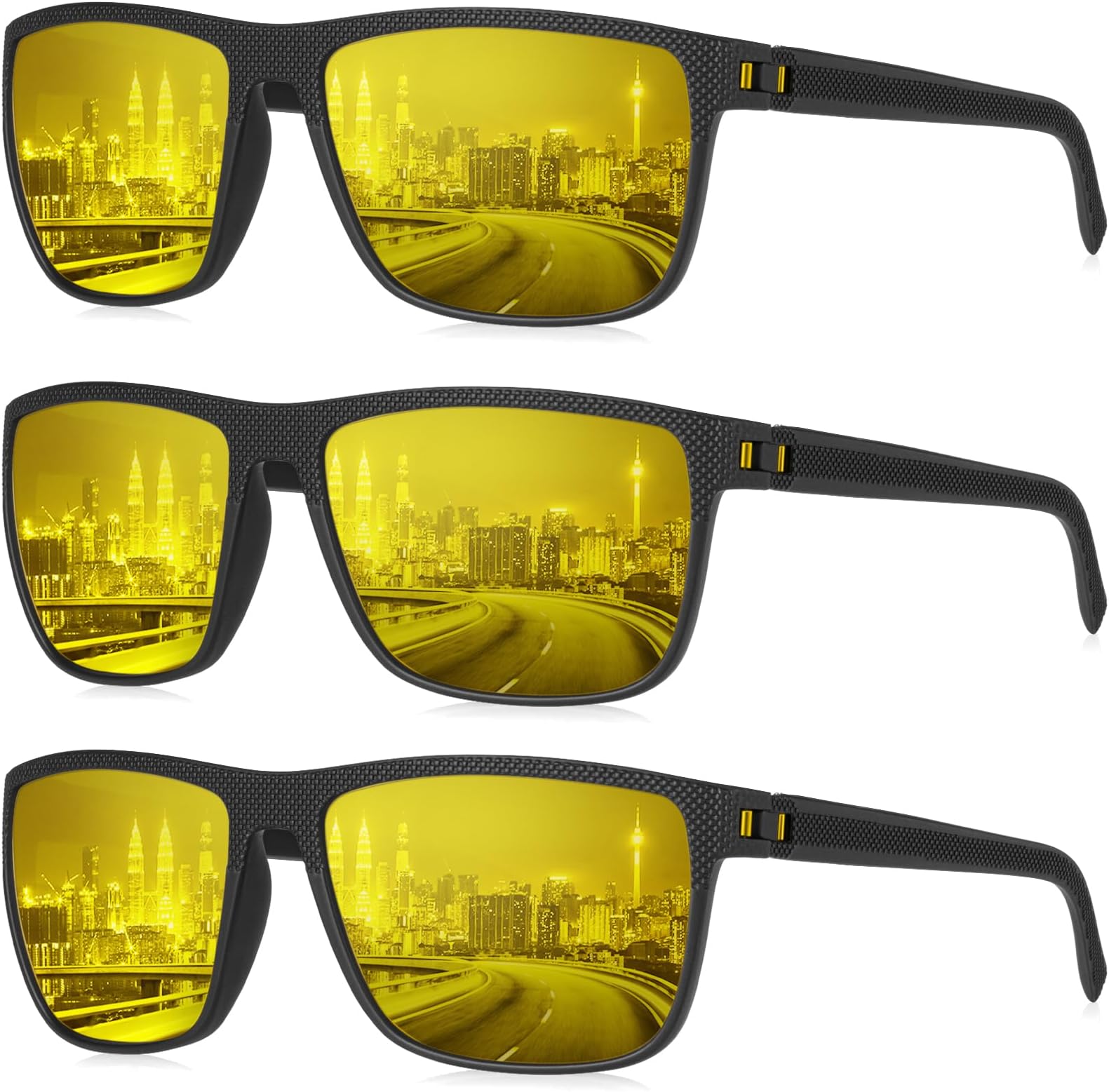 Polarized Sunglasses for Men, Lightweight Sun Glasses with UV Protection for Driving Fishing Golf