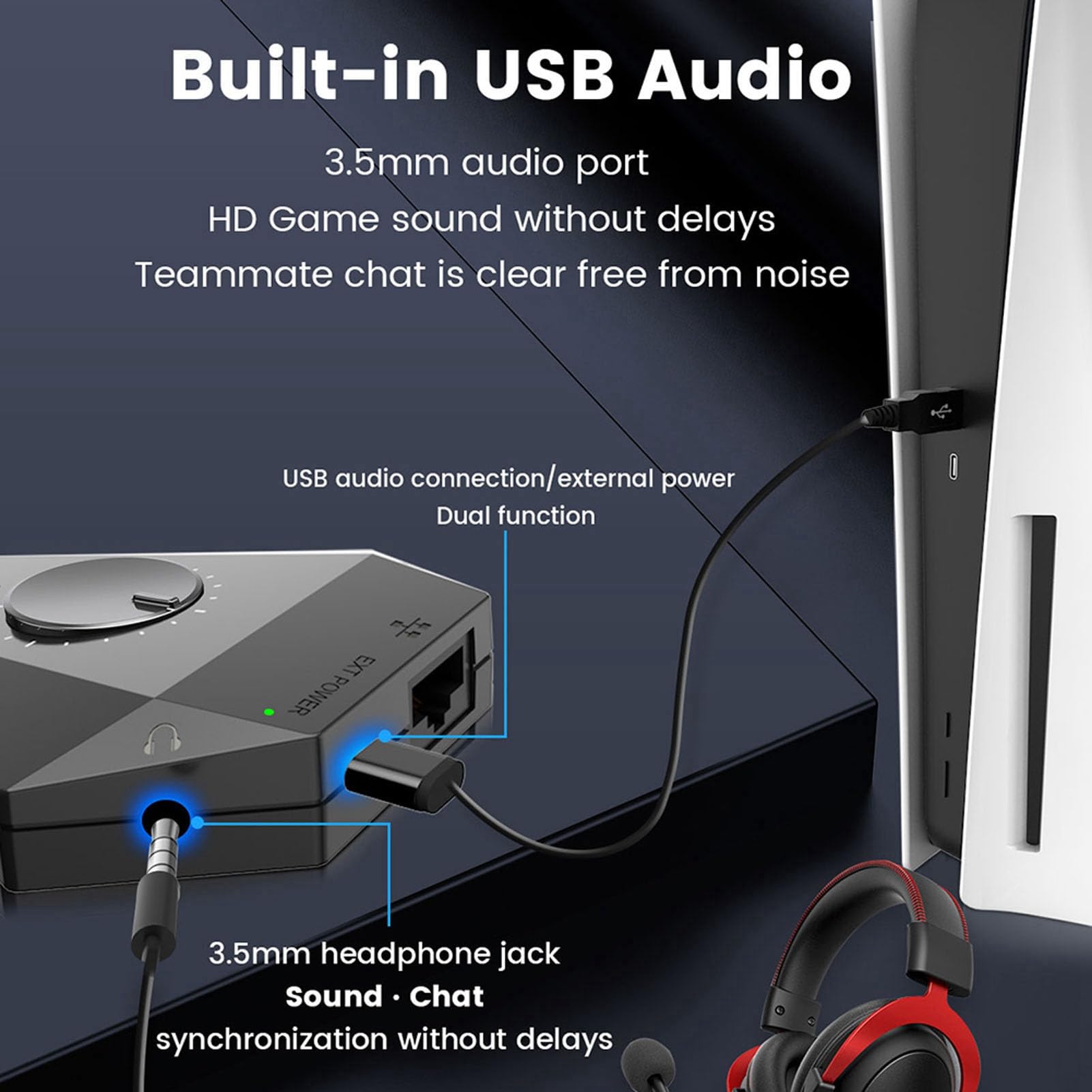 Per Adattatore Pro Per Console di Gioco Conversione Tastiera e Mouse, Connessione di Rete Cablata, Assistenza Macro Completa, Adattatore di Gioco