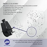 Vista 5 de 3888323 Bomba de dirección asistida compatible con Penta OMC Corbra 3.0 GLP 2.3L a 8.2L 3850491 3850492