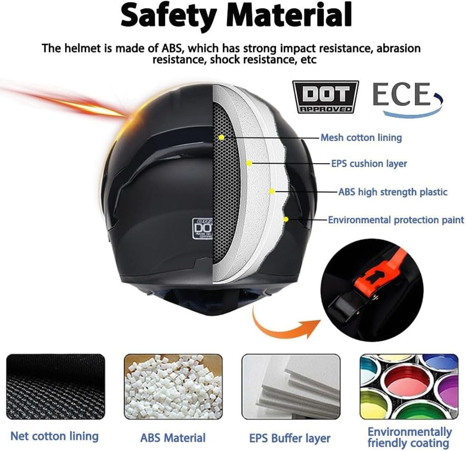 Casco de Moto Modulares ECEDOT Homologado Casco Integrales Moto Abatible Integrado para Hombres y Mujeres Adultos Cascos Motocicleta Flip Up Cascos Motocross con Doble Visera