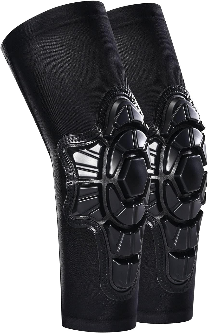 Topeter Youth Boys Athletic Knee Pads Girls Leg Sports Protector Gear for Baseball Running Hiking Jogging Workout Soccer Cycling 1 Pair YS