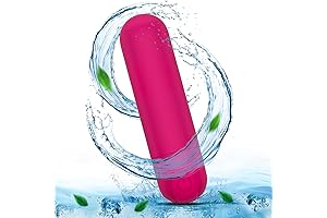 10 Modes Vibrator Quiet Waterproof Tool. Powerful Mini Massage Stick for Pleasure.