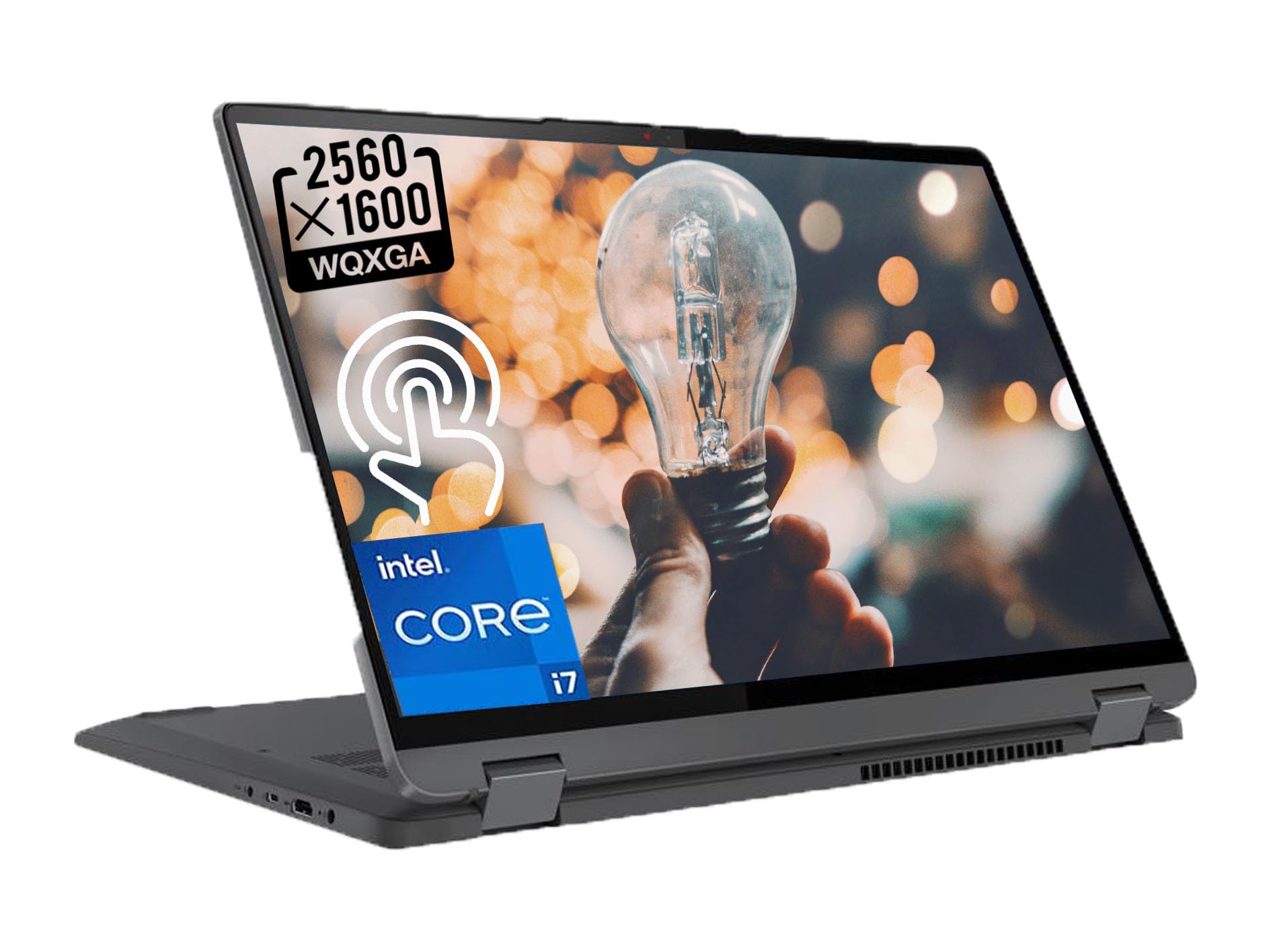 Lenovo 2023 Newest IdeaPad Flex 5 2-in-1 Laptop, 16" 2.5K WQXGA Touchscreen Display, Intel Core i7-1255U, 16GB RAM, 512GB SSD SSD, Intel Iris Xe Graphics, Wi-Fi 6, Backlit Keyboard, Windows 11 Home-image-18