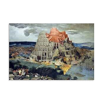 Amazon.co.jp: バベルの塔 ポスター ピーテル・ブリューゲル