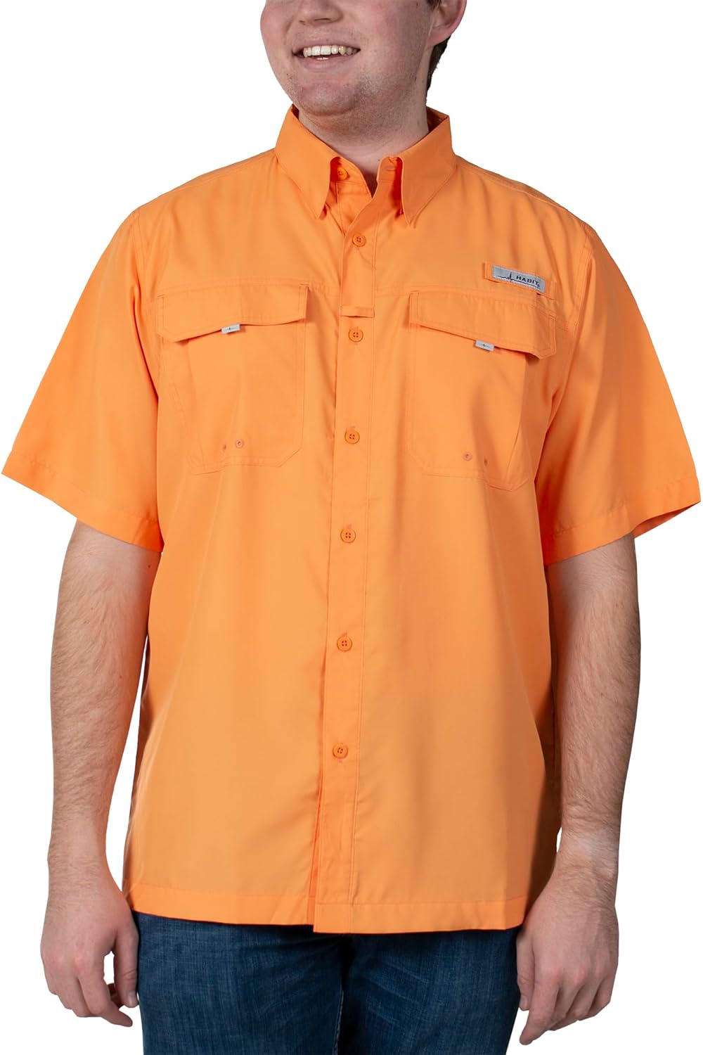 HABIT Men's Short Sleeve Fishing Guide Shirt
