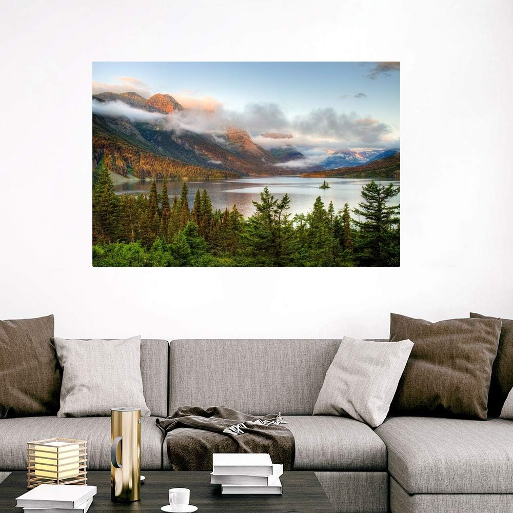 CANVAS ON DEMAND Montana, Glacier National Park, Saint Wall Decal, Montana Artwork