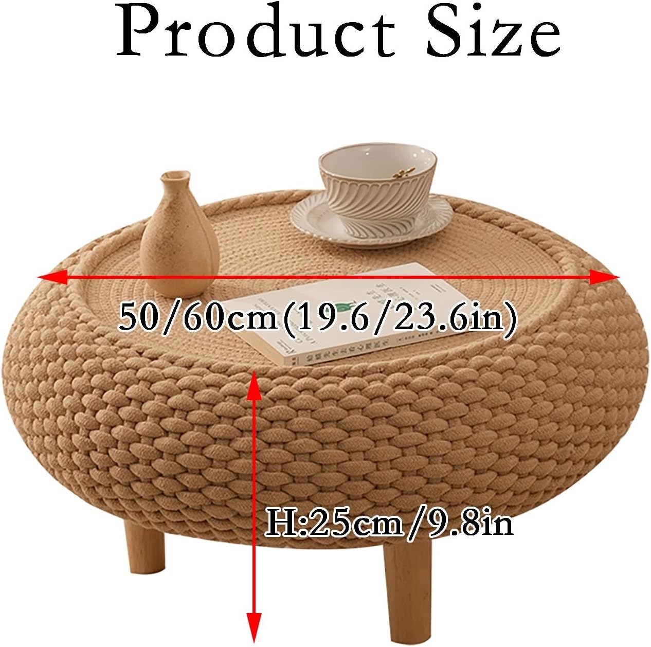 サイドテーブル 幅76cm バナナリーフ 天然木 OHANA （ ラタンテーブル