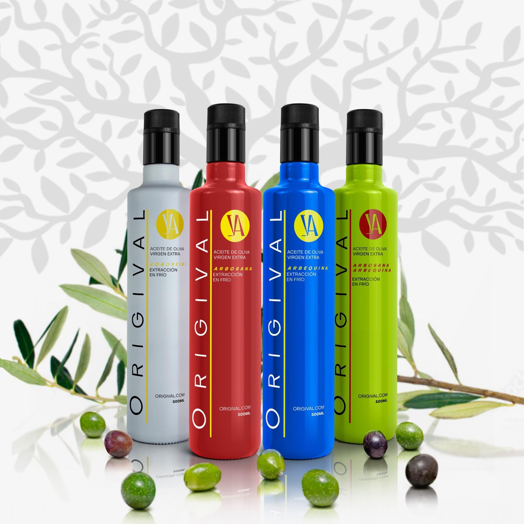 ORIGIVAL® PACK 4 Aceite de Oliva Virgen Extra 500ml de Máxima Calidad - Aceite de Oliva Virgen Primera Calidad y Aceite Saludable y Beneficioso para Dieta Equilibrada - Cosecha 2024/2025