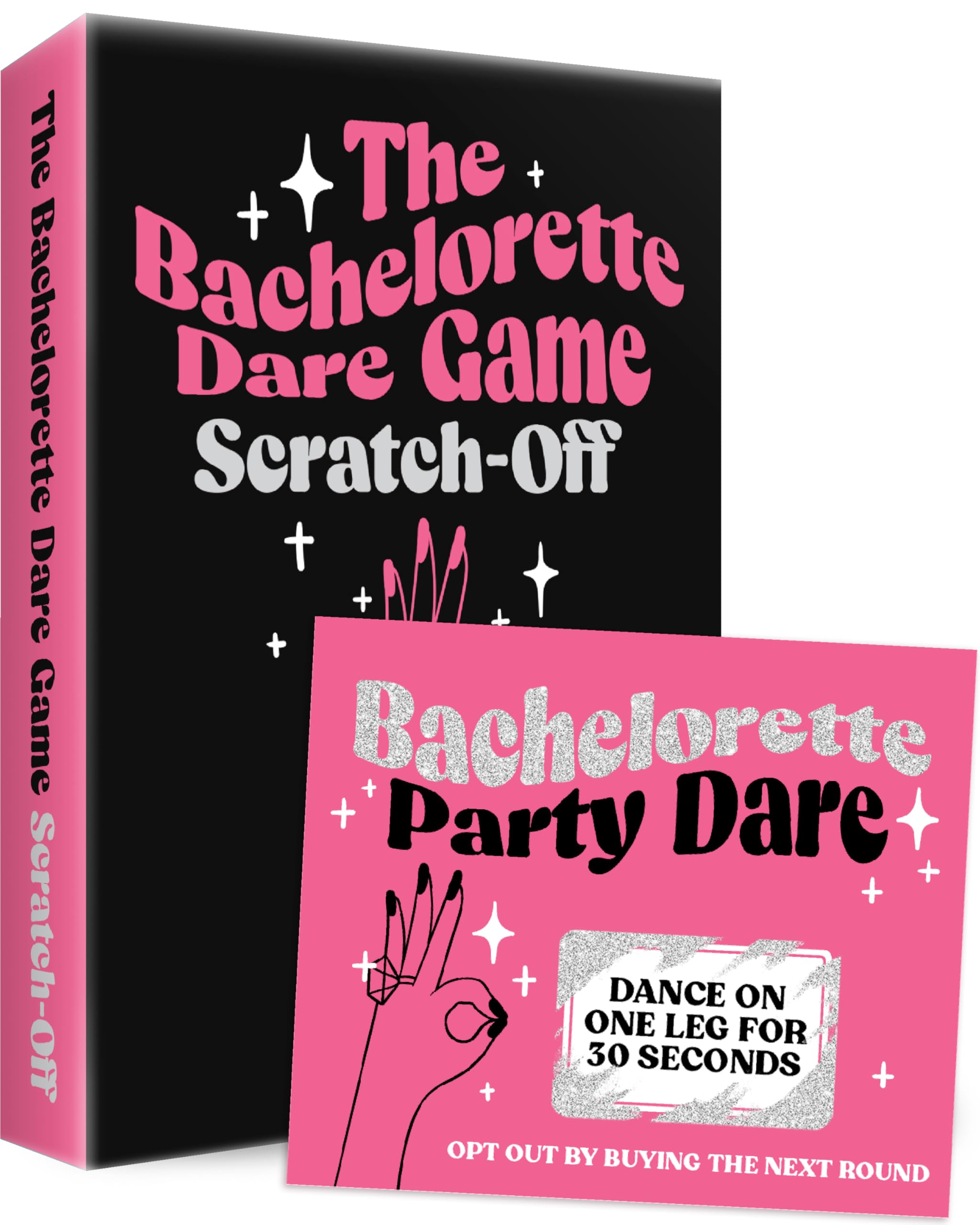 The Bachelorette Dare Game - Bachelorette Party Game - 25 Scratch Off Bachelorette Dare Cards - Funny Bachelorette Party Games - Ultimate Bach Party Games - Bachelorette Scavenger Hunt Girls Night Out