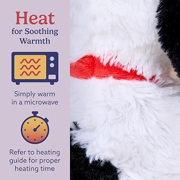 warmies Microwavable & Weighted Stuffed Animals, Red Heart Snoopy - Heated Stuffed Animal Plushie - Halloween Themed Cute Soft Plush Toys for Adults & Children (Boys, Girls, Babies & Toddlers)