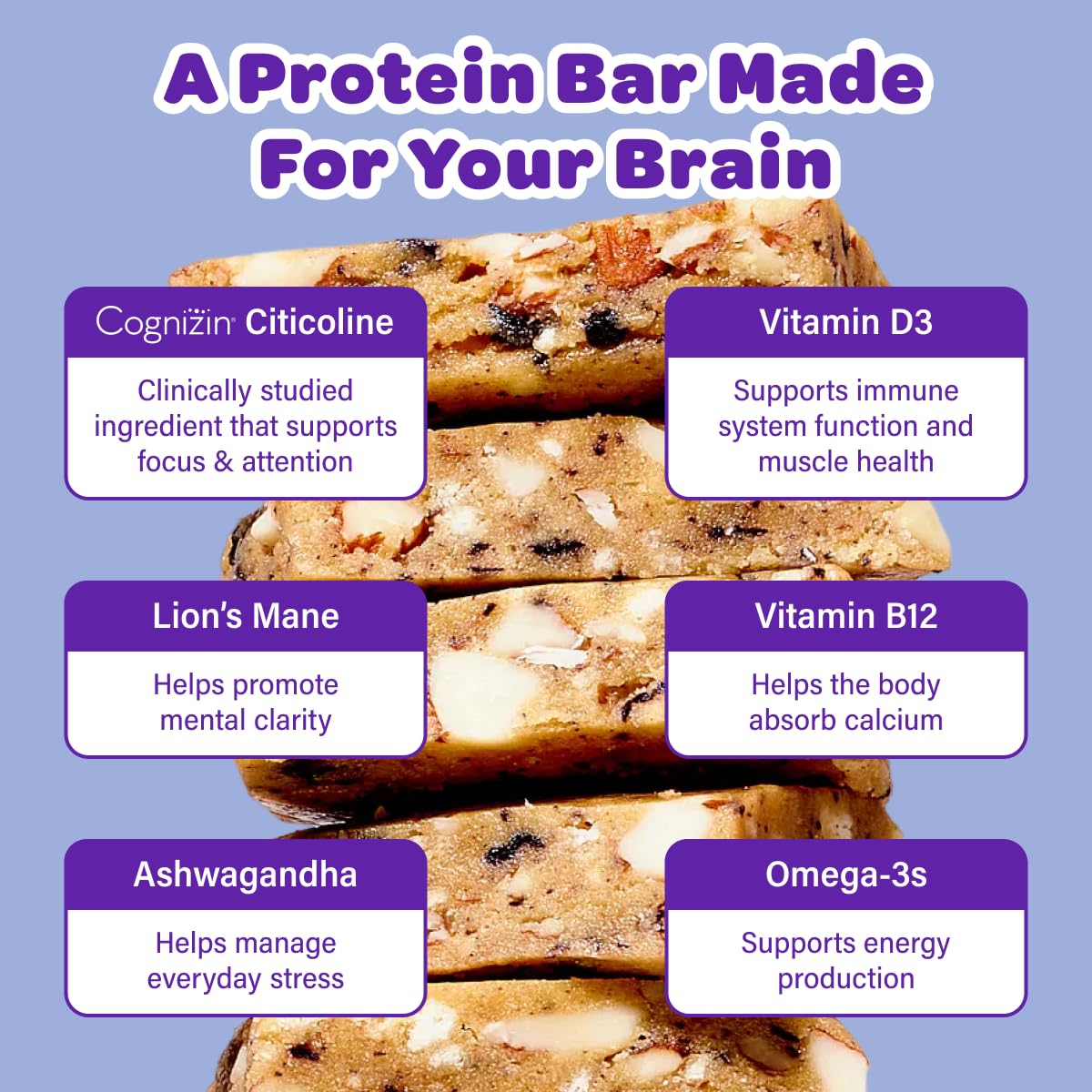 MOSH Blueberry Almond Crunch Protein Bars, 12g Protein, Gluten Free, 12 Ct — Amazon image 4