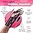 DR. BRACE Adjustable Wrist Brace Night Support for Carpal Tunnel, Doctor Developed, Upgraded with Double Splint & Therapeutic Cushion,Hand Brace for Pain Relief,Injuries,Sprains (L/XL Right Hand, Black-Pink)