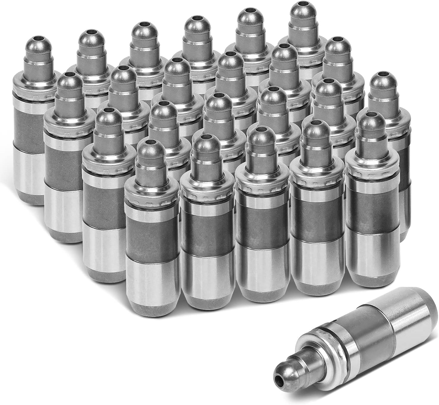 DNA Motoring LEPOW-073 24Pcs Hydraulic Valve Lifters Lash Adjusters Compatible with 1991-1996 Stealth / 2003-2006 Santa Fe / 2002-2006 Amanti, Sedona, Sorento 3.0L 3.5L