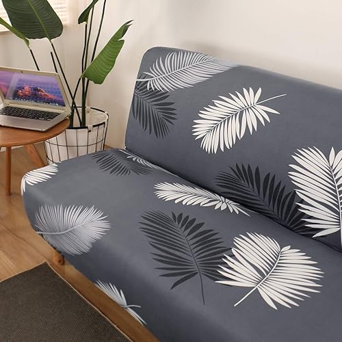 Miniatura 6 de TOPCHANCES - Funda de sofá para futón sin brazos, plegable, plegable, extraíble a máquina, 3 plazas, sin brazos