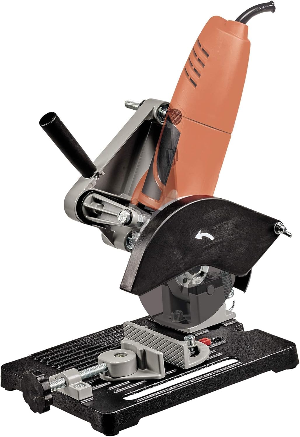 Original Einhell Trennständer TS 115/125 (Winkelschleifer-Zubehör, passend für Trennscheiben mit Ø 115 und 125 mm, einstellbare Spannvorrichtung, auch für Winkelschnitte)