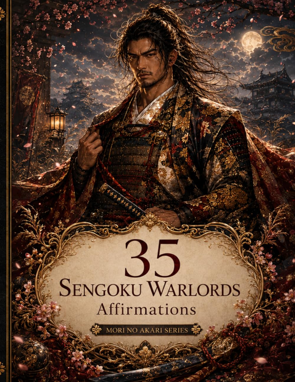 35 Sengoku Warlords Affirmations: Empowering Words and Japanese Warrior Art for Courage, Honor, and Quiet Strength (Mori no Akari Affirmation Art Book Series)