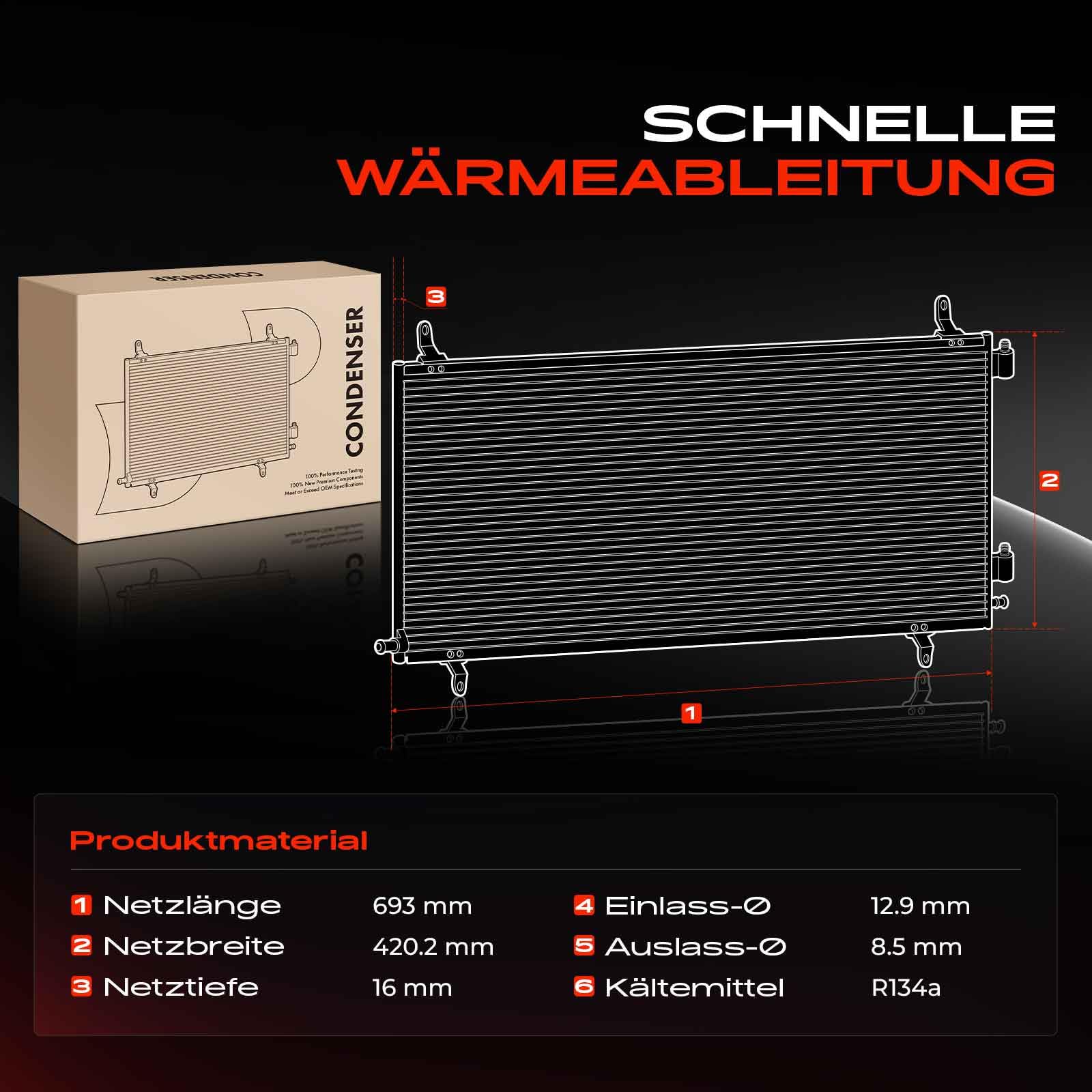 Frankberg Kondensator Klimaanlage 976062B000
