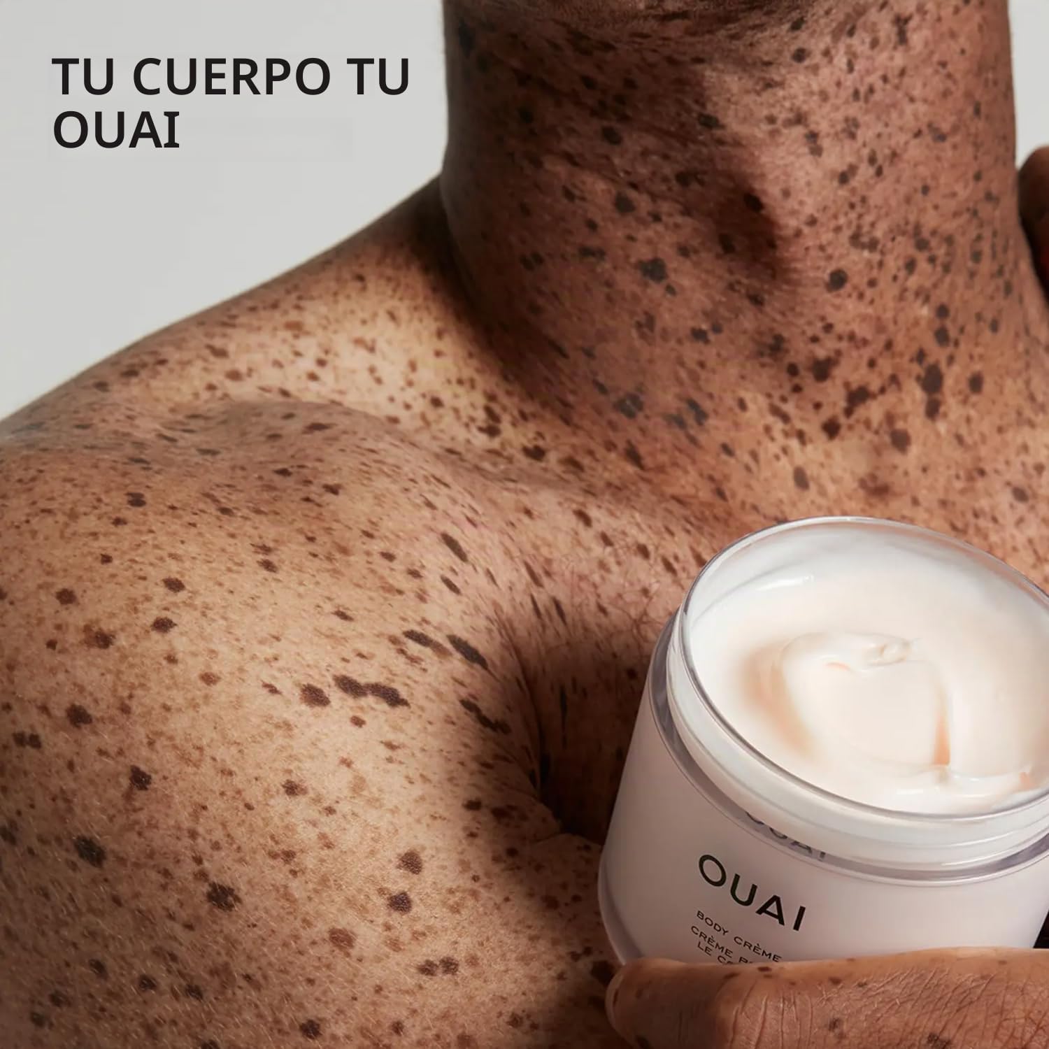 OUAI Body Cream Melrose Place – Crema corporal hidratante con mantequilla de cupuaçu, aceite de coco y escualano – suaviza la piel y da brillo, sin sulfatos, 212 g
