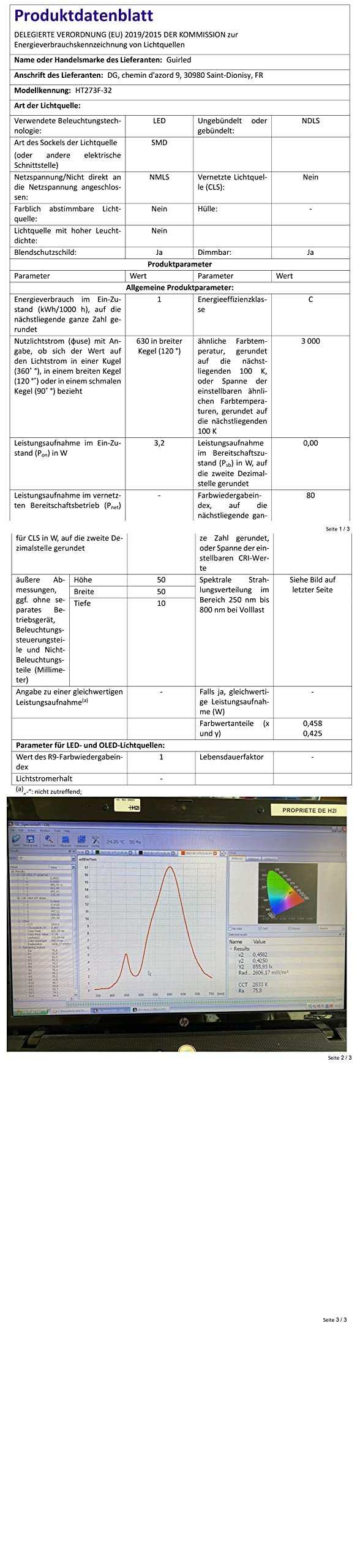 Ghirlanda per esterno sfere luminose LED – Impermeabile IP65 – Pannello solare alta efficienza – On/Off automatico –Arlequin - 32 Sfere