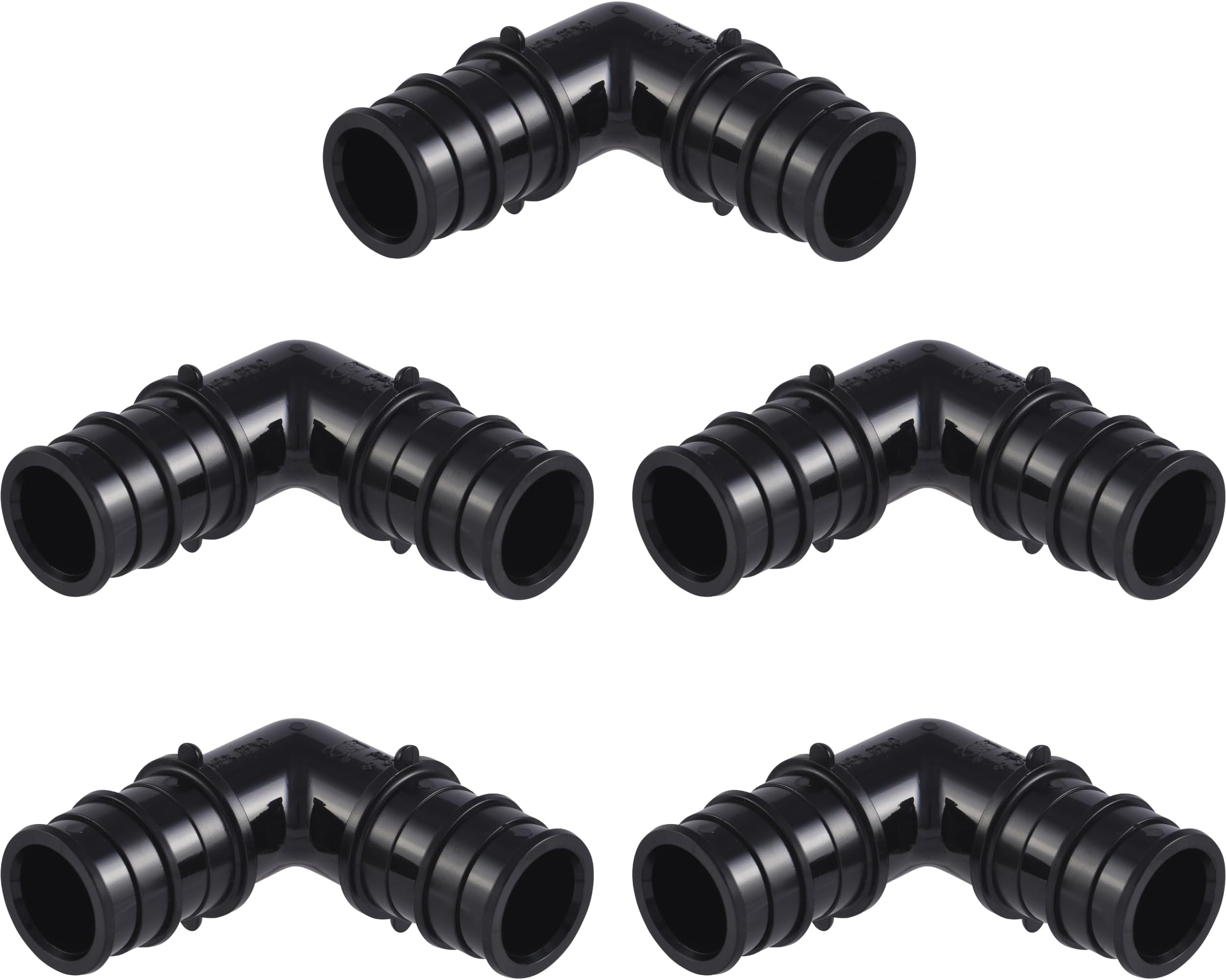 3/4 PEX A Elbow XFITTING 3/4" PEX-A Expansion Elbow Fitting - Poly Alloy Plastic Plumbing Fitting, 90-Degree Bend PEX 3 4 Pipe