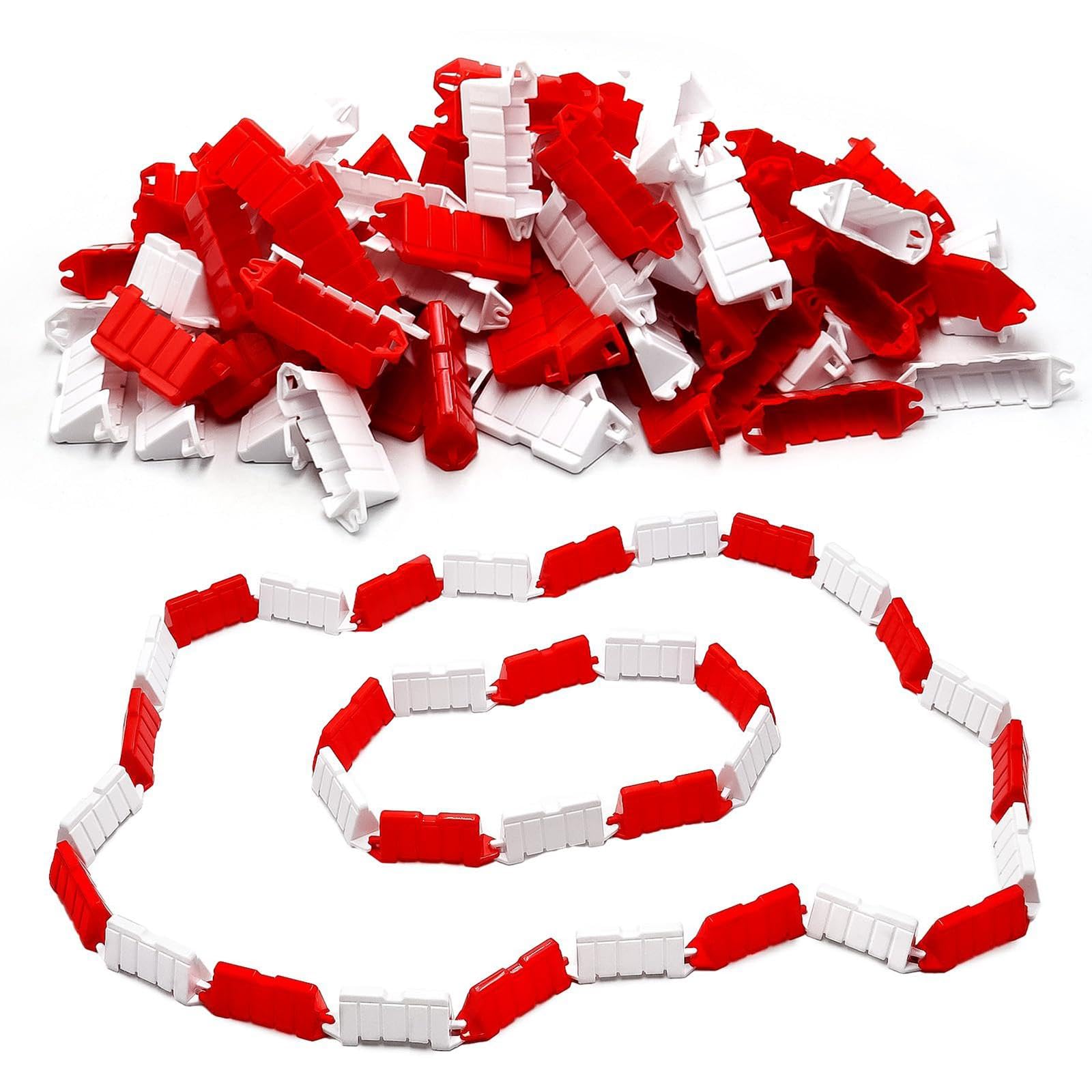 Kit Piste RC Modulaire avec Barrières Routières Résistantes aux Chocs pour Voitures RC 1:14 à 1:28, Accessoire Robuste, Installation Facile- 300 Pièces