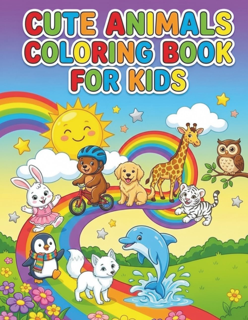 Cute Animals Coloring Book for Kids (The Cute Adventure Coloring Series)