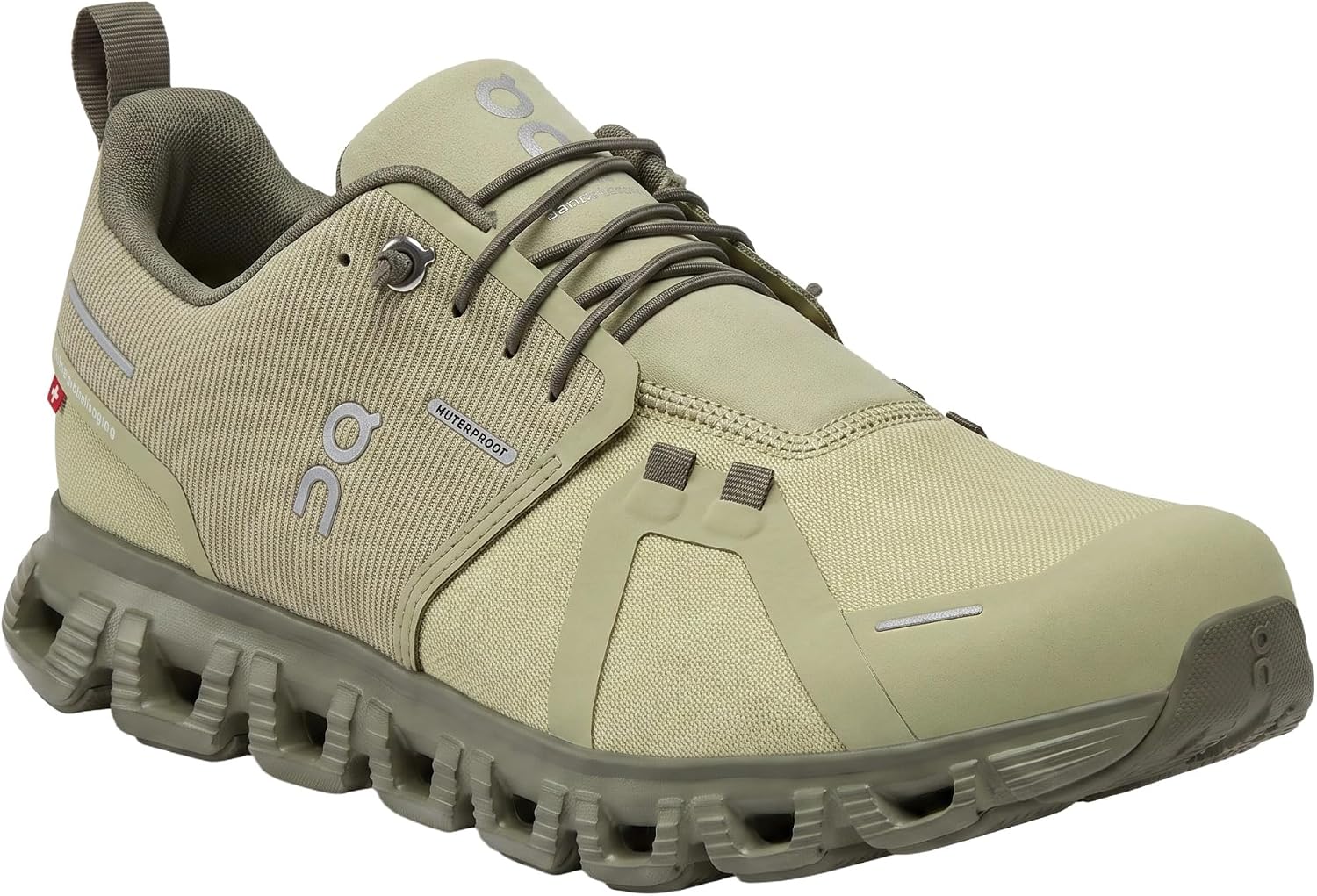 Amazon | [オン] ランニングシューズ Cloud 6 Waterproof Alloy | Wolf