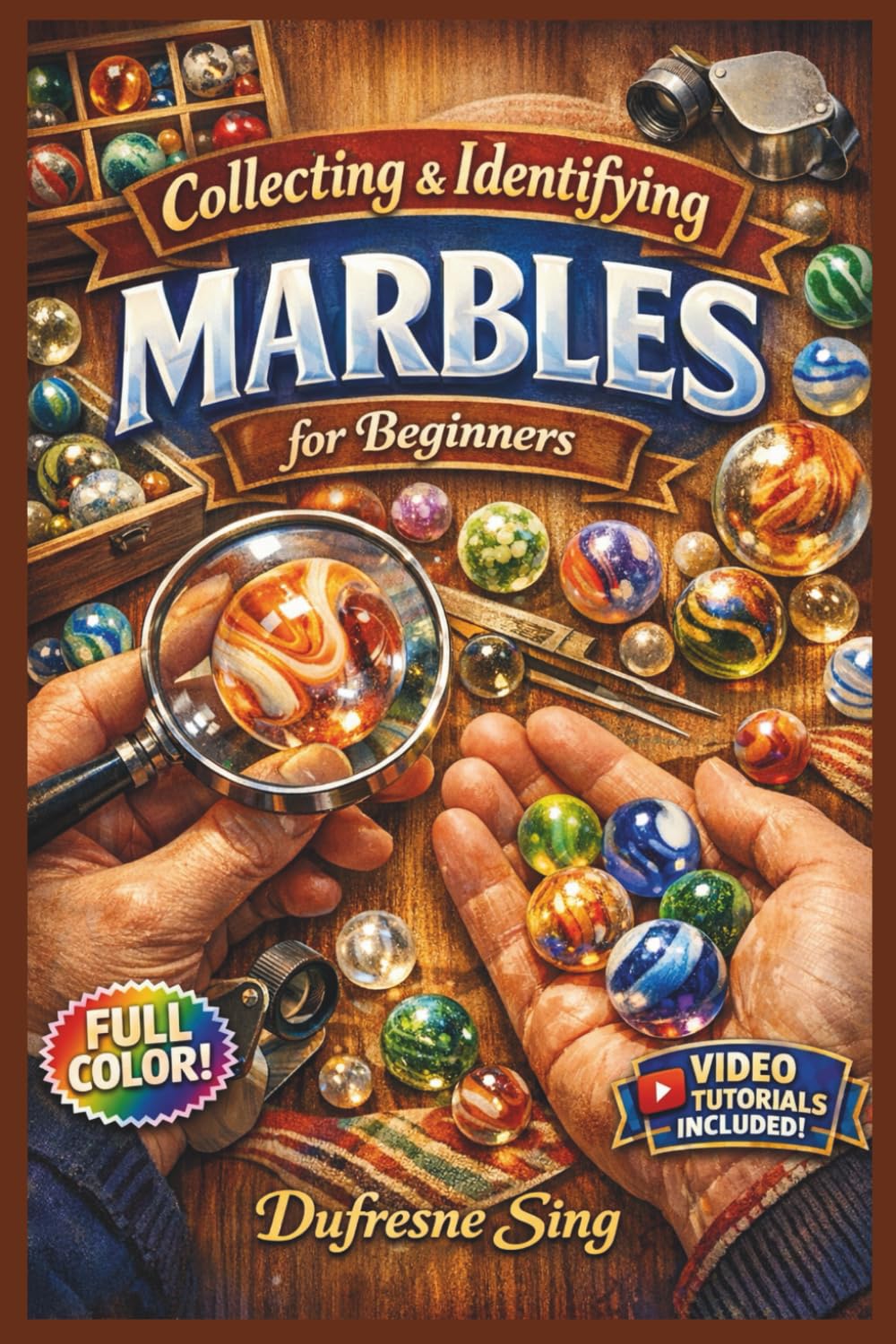 COLLECTING & IDENTIFYING MARBLES FOR BEGINNERS: The Fully Illustrated Guide with Step-by-Step Instructions to Discover Rare Finds, Grade Condition, ... Complete Newbies | Video Tutorials Included      Paperback – February 21, 2026
