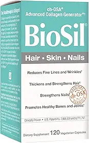 Biosil 120 Cápsulas Pele Unha e Cabelos