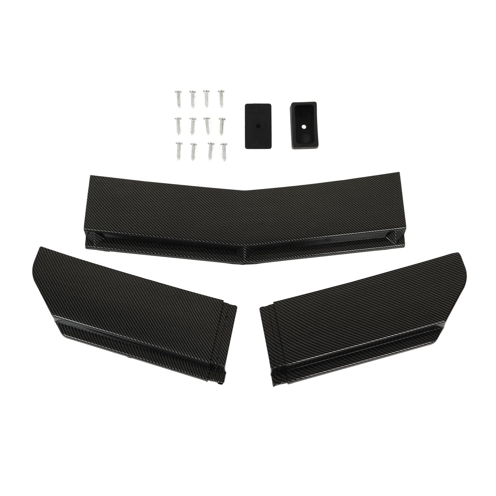 Splitter per Labbro del Paraurti Anteriore per Auto, Splitter per Spoiler per Paraurti Anteriore da 5 Pezzi da 110 a 140 Cm Kit Corpo per Labbra Universale per Auto per la (stile