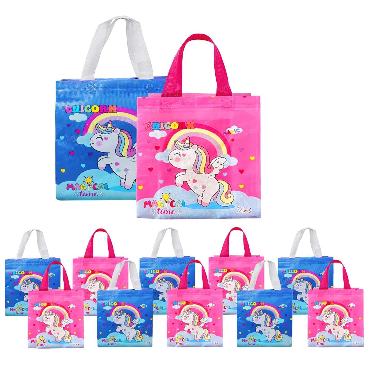 FunBlast Multi-Purpose Reusable Hand Carry Bag - Unicorn Gifting Bags for Return Gifts, Pack of 12 Pcs Non-Woven Carry Bags, Birthday Gifting Bags for Return Gifts (B0CDGYK1Y5) Amazon Price History, Amazon Price Tracker