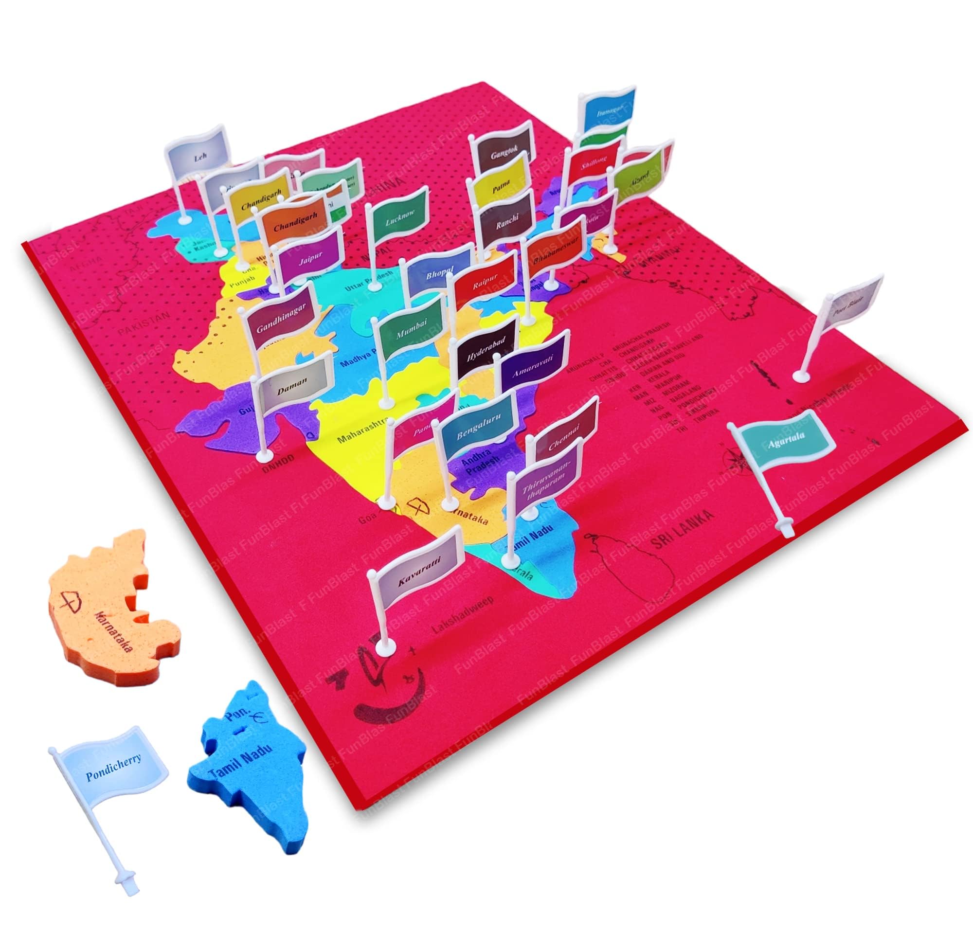 See full amazon price history chart for FunBlast Eva Puzzle Foam India Map with State & Capitals – India Map Puzzle for Kids Jigsaw Puzzle Learning Board for Kids, Educational Toy and Learning Aid for Boys and Girls FunBlast Eva Puzzle Foam India Map with State & Capitals – India Map Puzzle for Kids Jigsaw Puzzle Learning Board for Kids, Educational Toy and Learning Aid for Boys and Girls (B0DCSTT2TC) Amazon Price History, Amazon Price Tracker