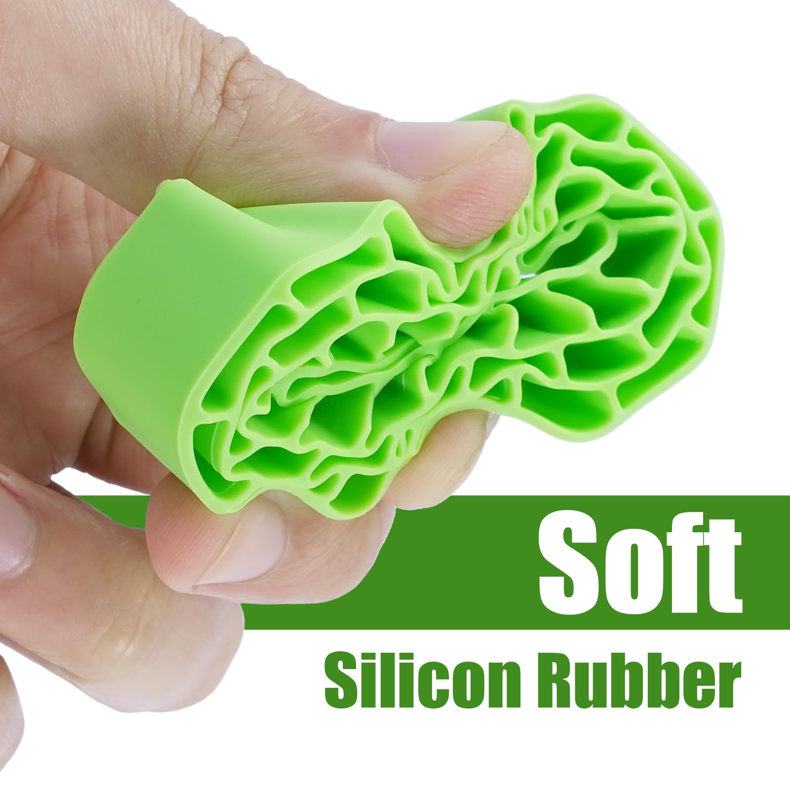 INJORA Silicone Rubber Inserts for 62-64mm*24mm 1.0" Tires(Large, Large Green, Small - Image 2