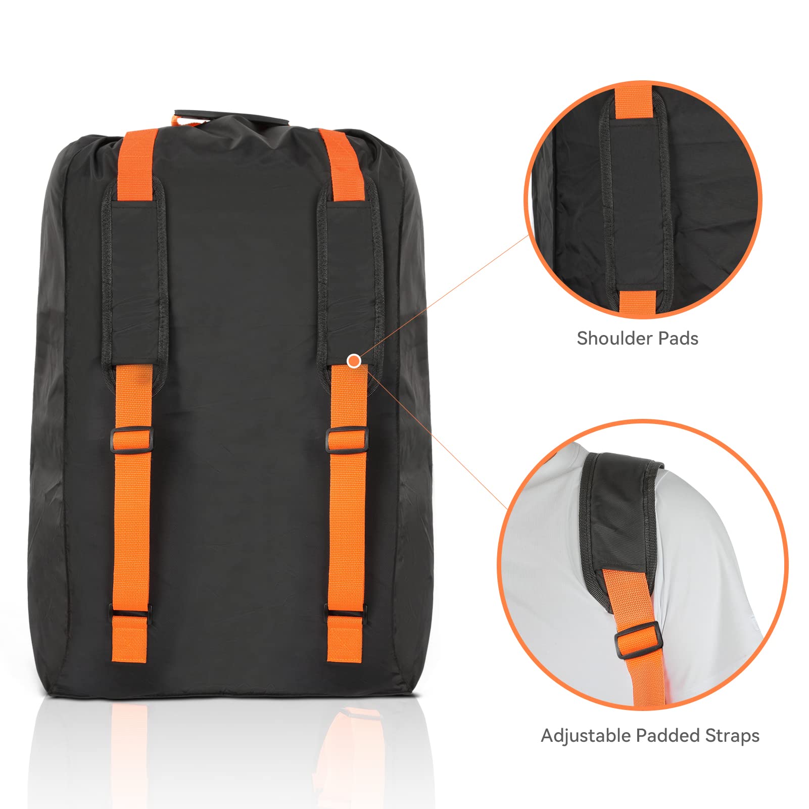 Borsa da viaggio per seggiolino auto per aereo, robusta borsa per seggiolino auto per viaggi aerei, borse da viaggio per seggiolino auto, zaino per aeroporto, borsa a controllo per seggiolini auto,