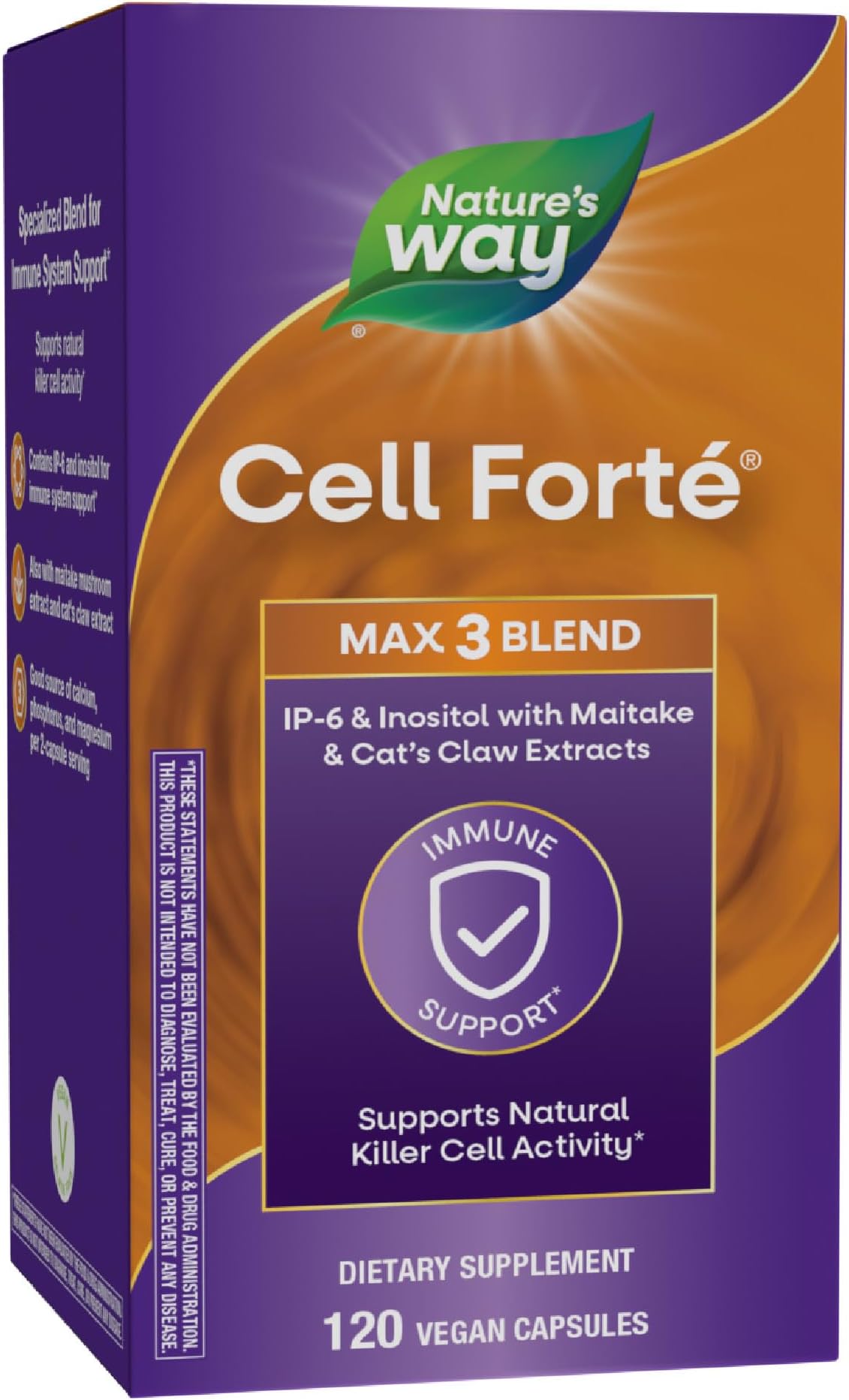 Enzymatic Therapy Cell Forte Max-3 120 Capsules
