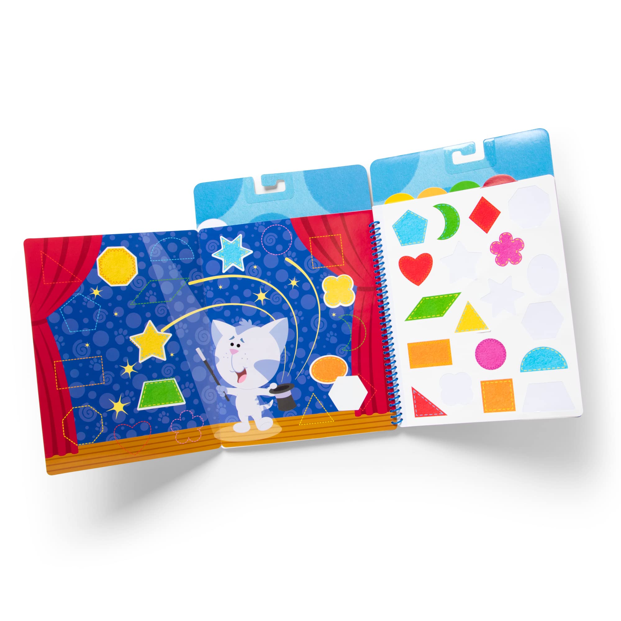 Melissa & Doug Blue's Clues & You! Shape and Colour Reusable Sticker Activity Book - Includes 122 Stickers - Image 3