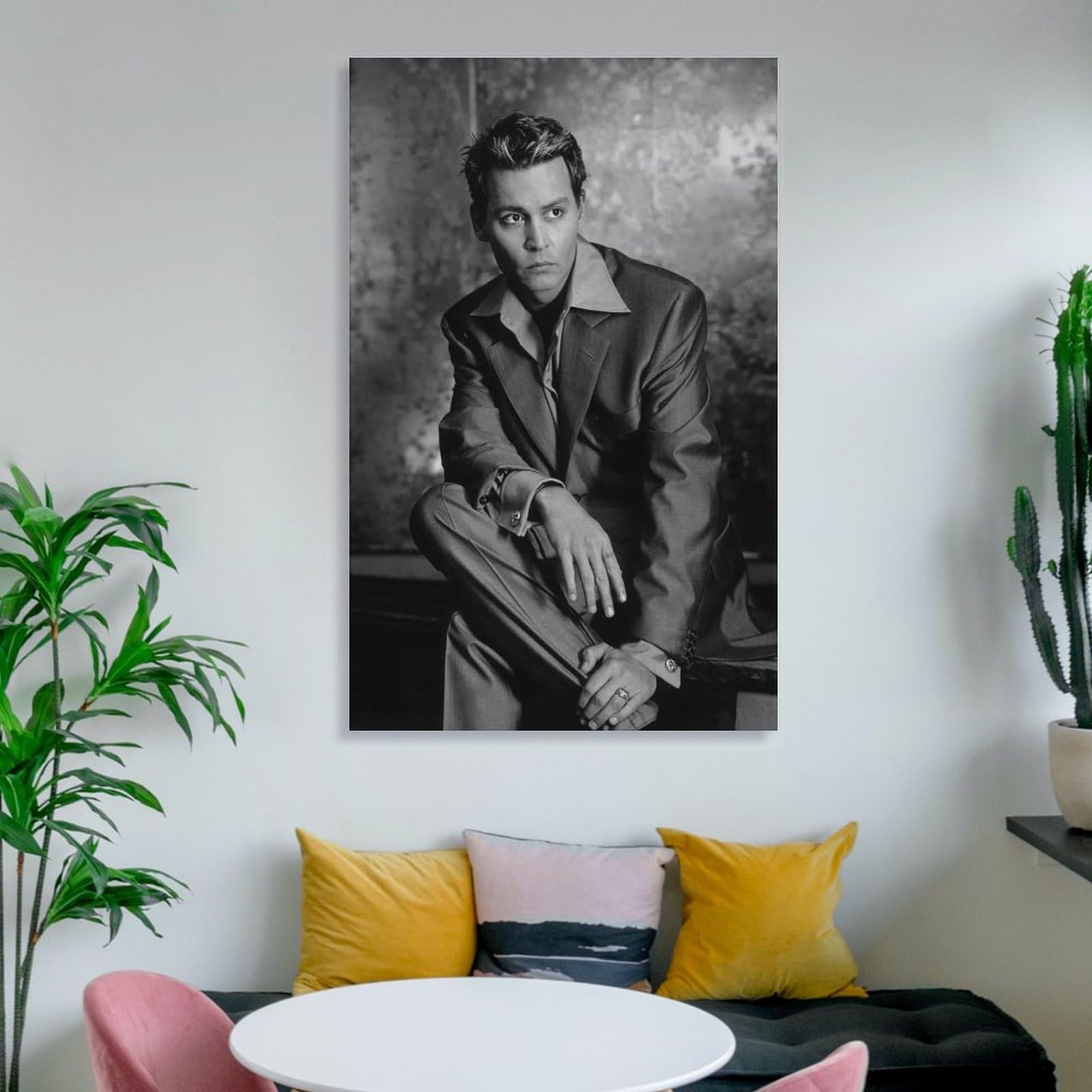 Amazon.co.jp: ジョニー・デップ ポスター 装飾画 キャンバス 壁アート