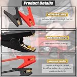 Car Battery Jump Starter Adapter Compatible with DeWalt 20V 60V Battery,Battery Starter Adapter for Up to 3.5L Gas or 3.5L Diesel Engine with 11AWG Jump kit Cable