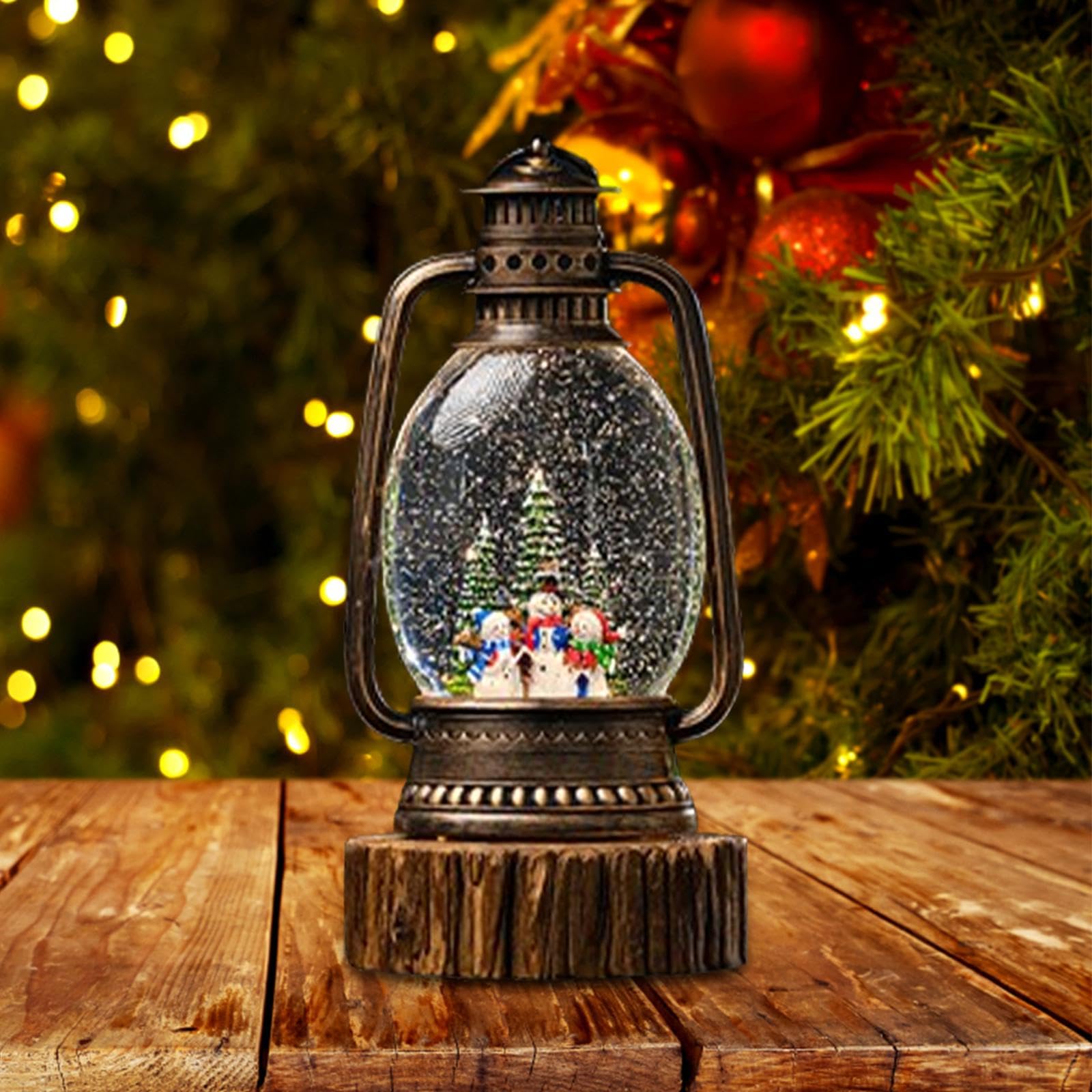Bolas de Nieve Navideñas, Farolillos, Adornos Navideños con, Accesorios para Colgar