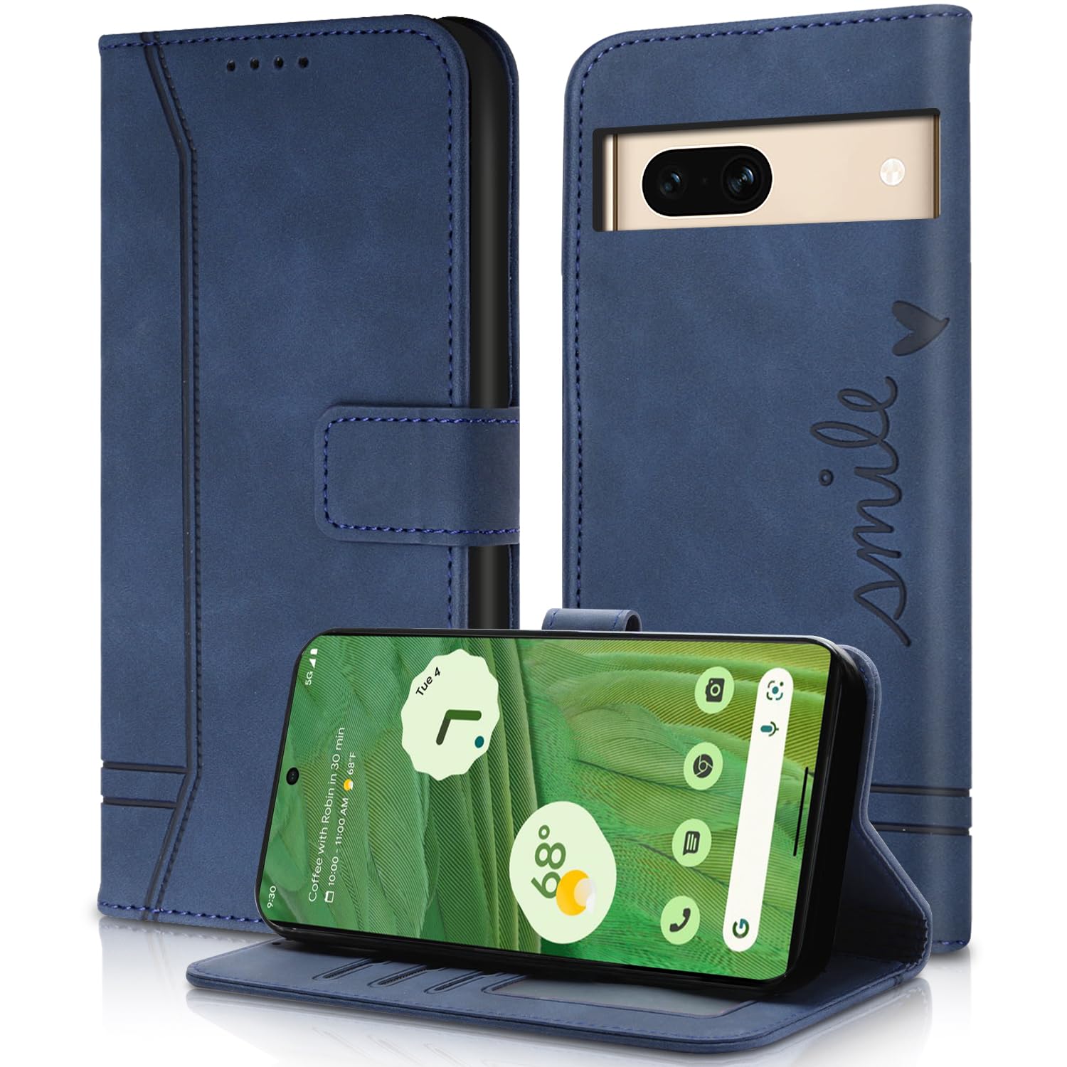 Jasonyu Cover per Sasung Galaxy S21 FE Flip Custodia in Pelle PU