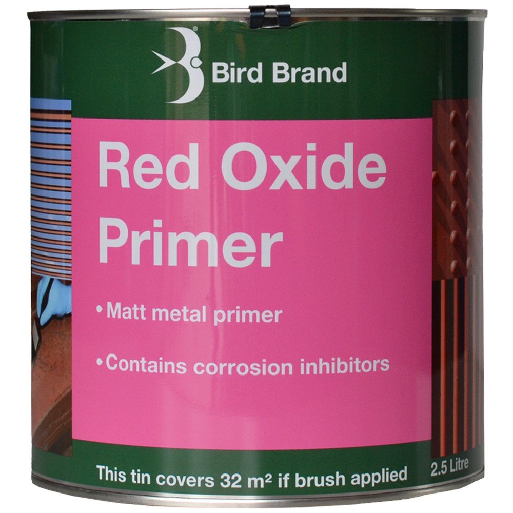 Bird Brand Red Oxide Primer - 2.5 Litre