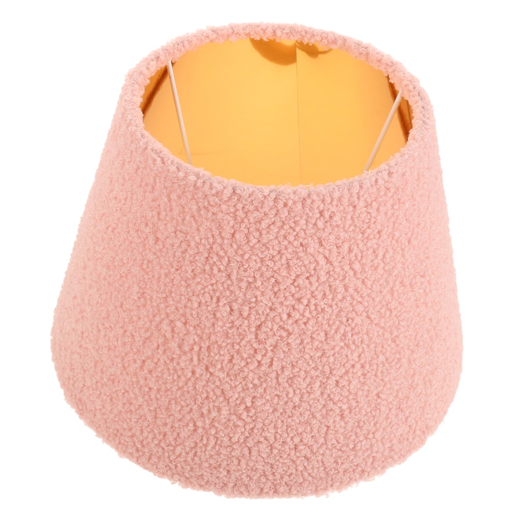 STOBAZA Furry Lamp Shade Soft Plush Fabric Cover for Table Lamps Cozy Decorative Light Fixture for Living Room Bedroom for Boys and Girls Rooms and Playful Spaces