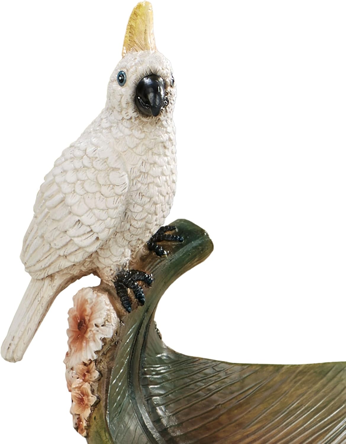 Touch of Class Garden Tropics Cockatoo Decorative Tropical Bathroom Vanity Tray Jewelry Holder